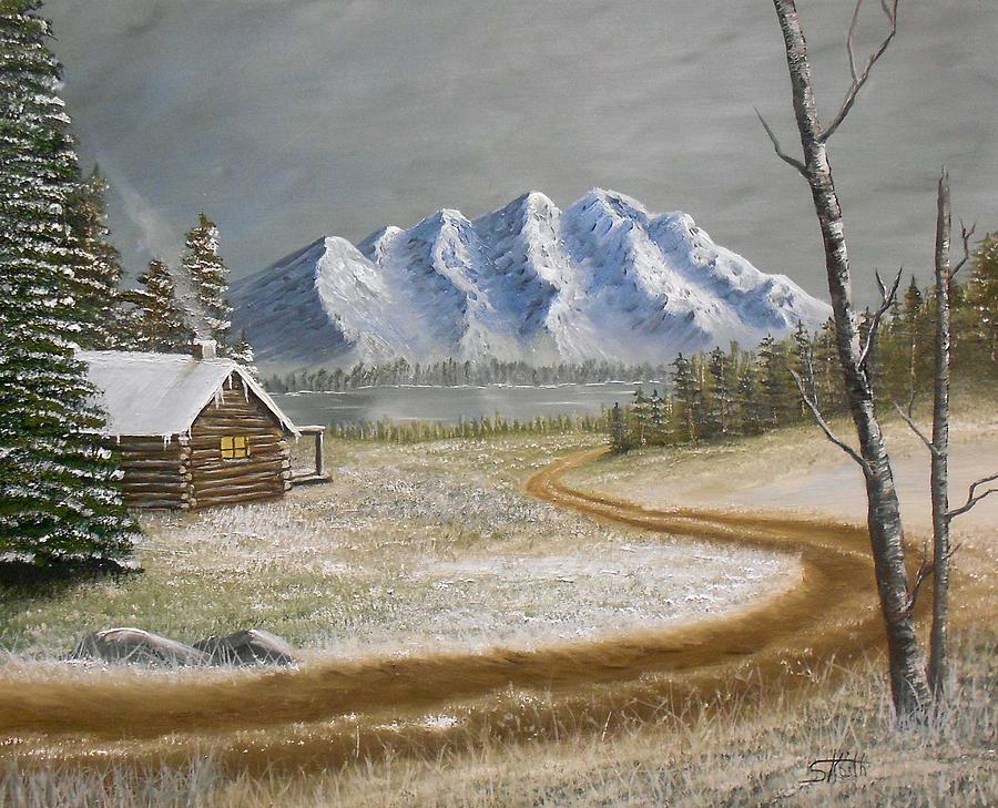 Winters Arrival Painting by Sheri Keith