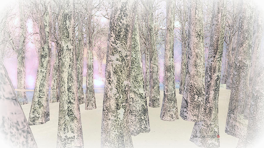 Tree Digital Art - Winters Breath ART DREAMS 2016 by Jolie Lisa