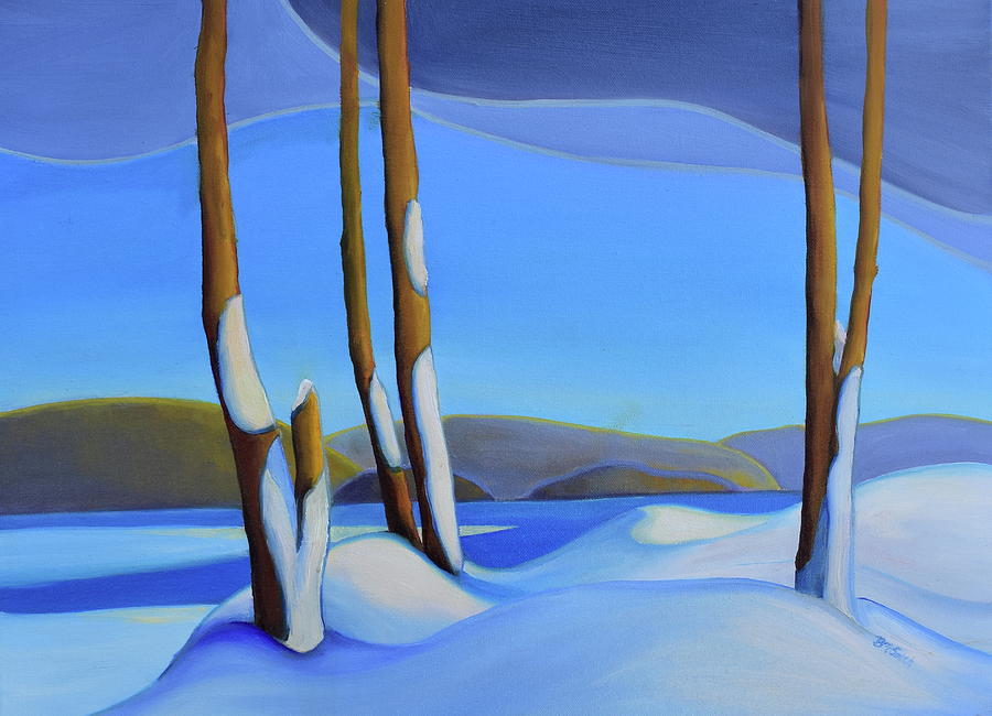 Winters Calm Painting by Barbel Smith