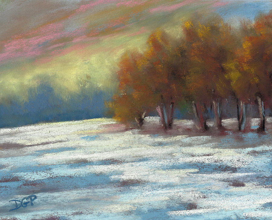 Winters First Touch Painting by David G Paul