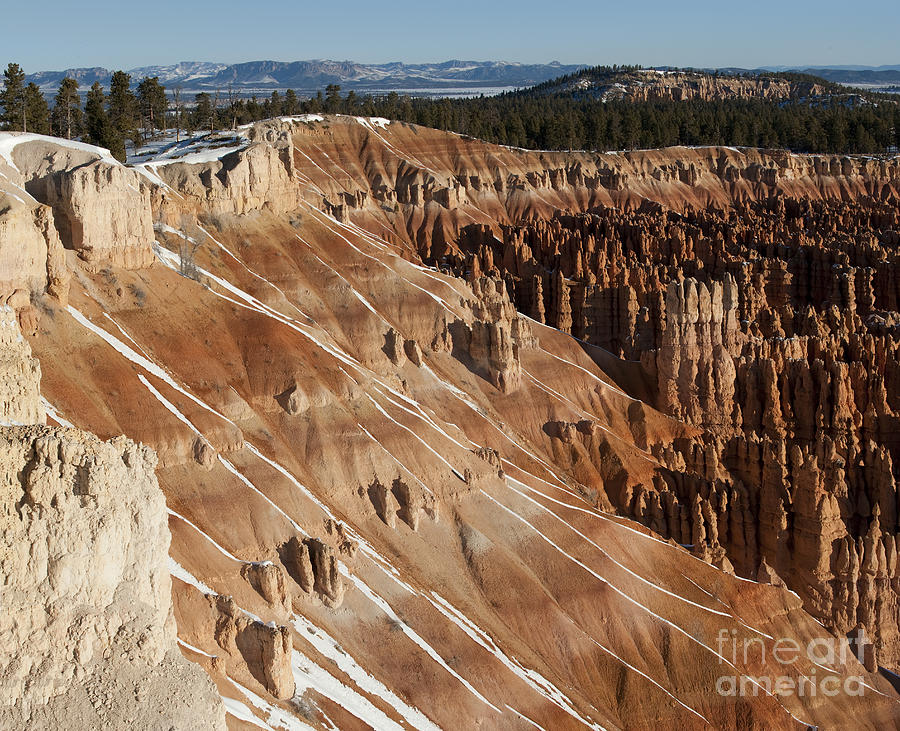 Winters Last Touch - Bryce Canyon Photograph by Sandra Bronstein