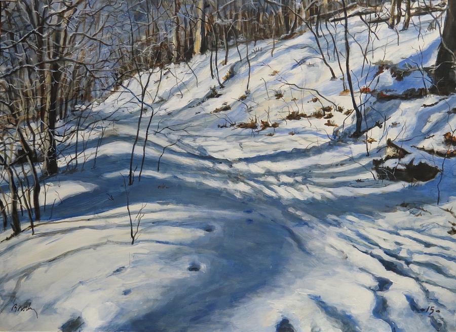Winters Shadows Painting by William Brody