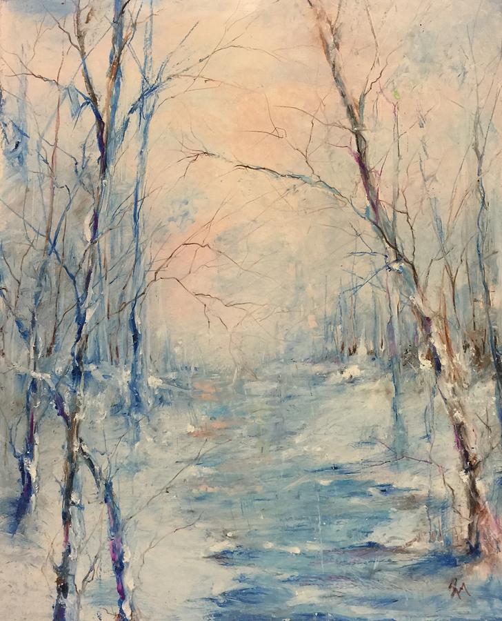 Winters Soul Painting by Robin Miller-Bookhout