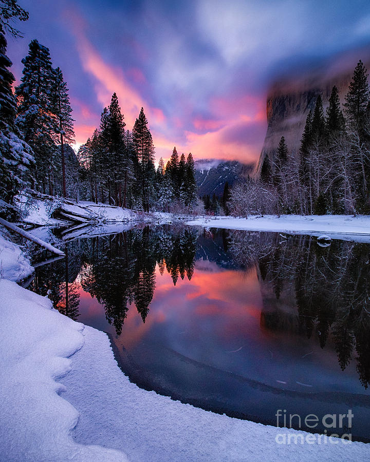 Yosemite National Park Photograph - Winters Twilight by Anthony Michael Bonafede