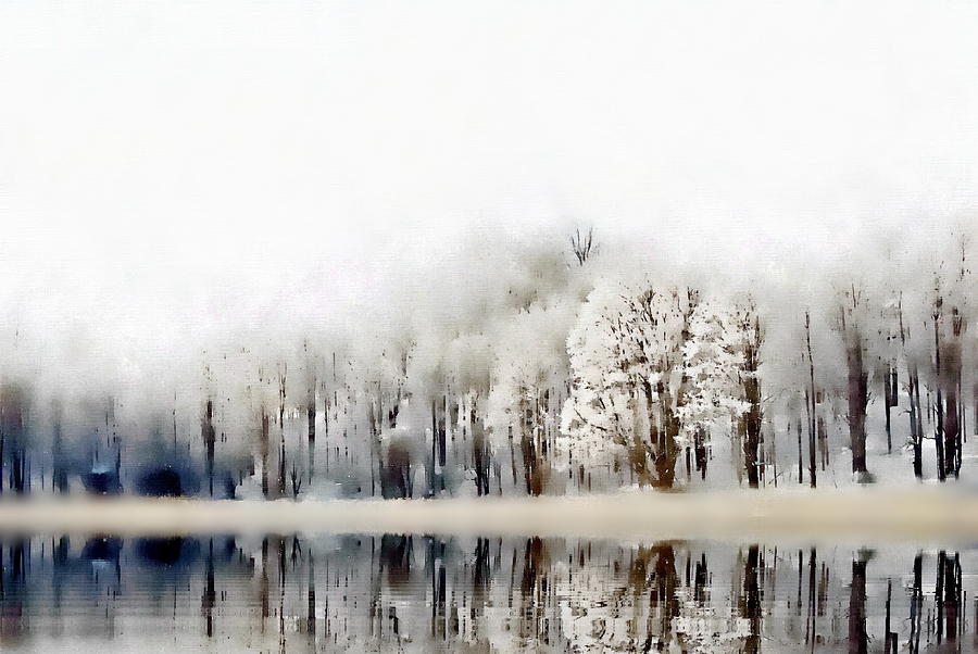 Winter Photograph - Winterscape  by Andrea Kollo