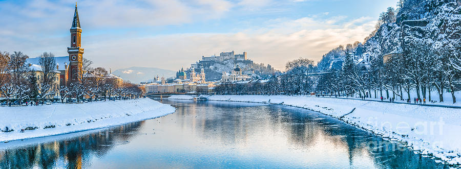 Wintertime in Salzburg Photograph by JR Photography