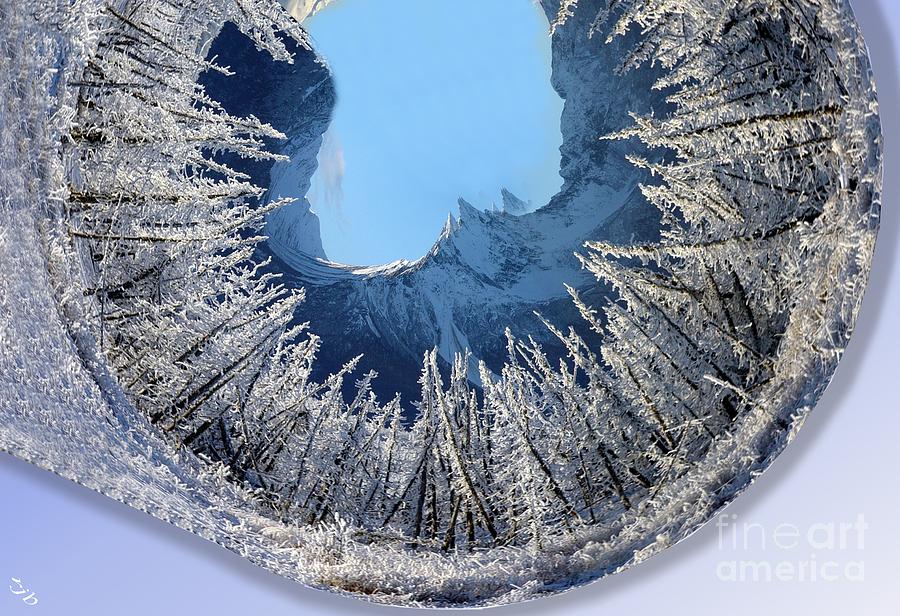 Wintery Digital Art by Ronald Bissett