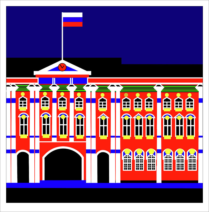 Winther Palace ST Petersburg Digital Art by Asbjorn Lonvig Winther Palace ST Petersburg Digital Art by Asbjorn Lonvig