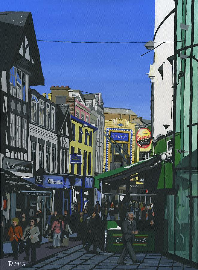 Winthrop street Painting by Rick McGroarty Fine Art America