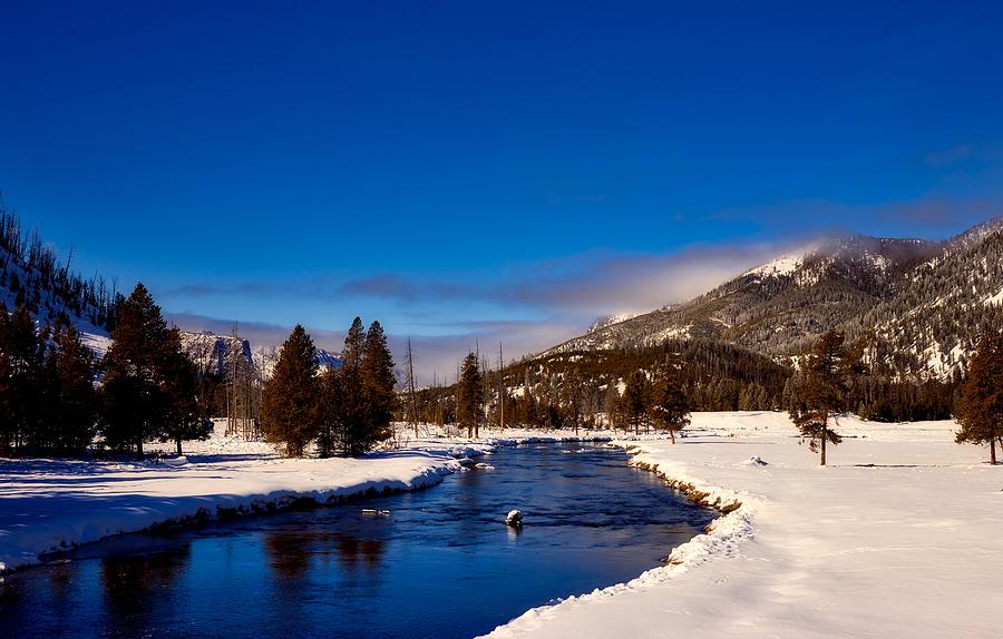 Wintry Yellowstone River Photograph by Mountain Dreams