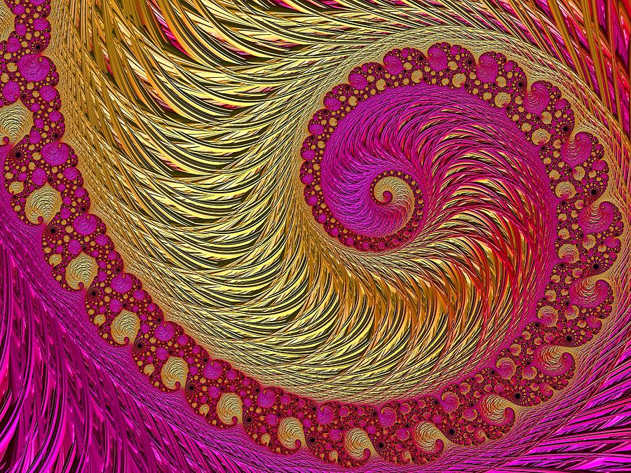 Wire Wrapped Digital Art by Susan Maxwell Schmidt