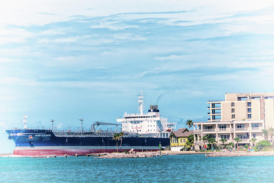 Wisby Atlantic - Incoming Ship Photograph by Debra Martz
