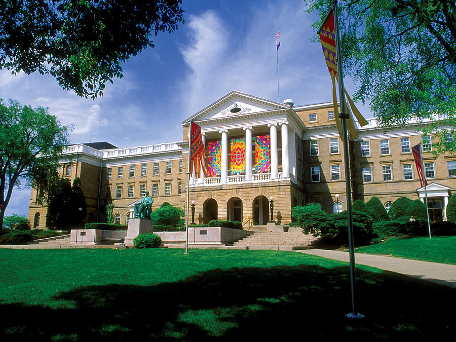 Wisconsin Bright Colors At Bascom Photograph by UW Madison University ...