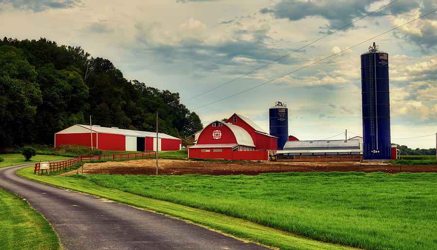 Wisconsin Farm At Sunset Photograph by Mountain Dreams | Fine Art America