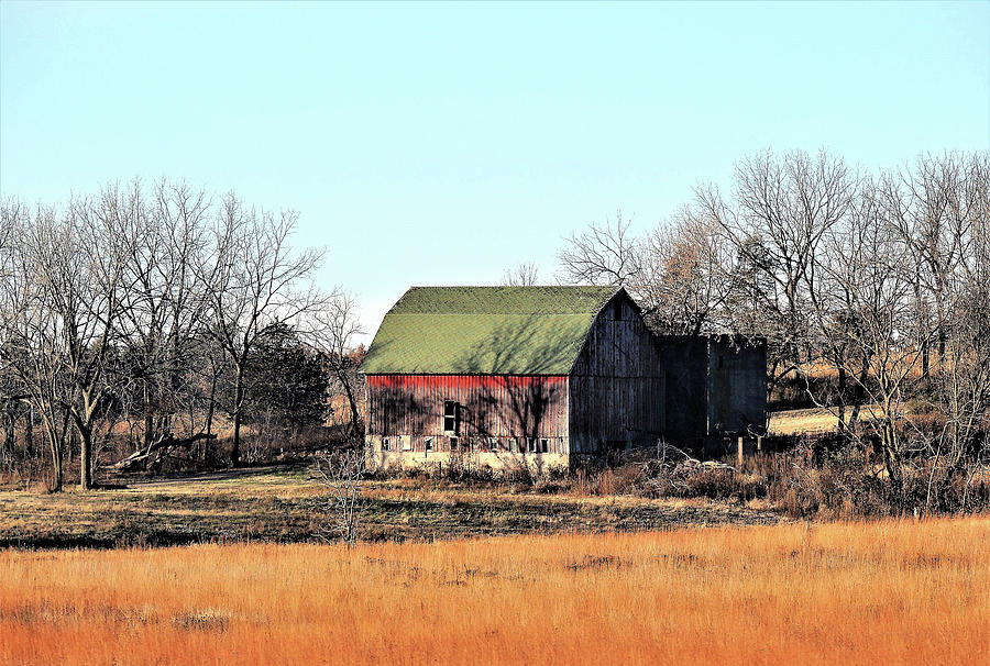 Wisconsin Farm In November Photograph