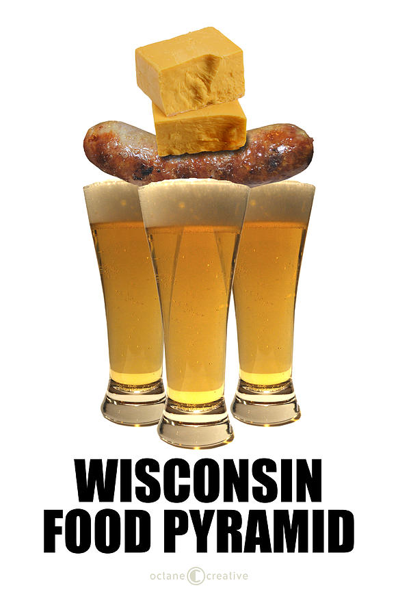 Wisconsin Food Pyramid Photograph by Tim Nyberg