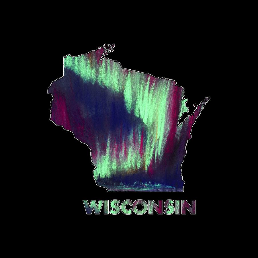 Wisconsin - Northern Lights - Aurora Hunters Digital Art by Anastasiya Malakhova