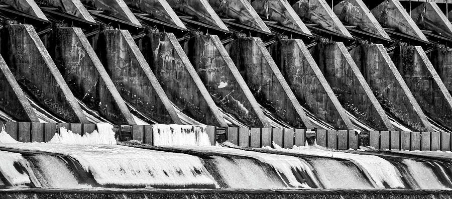 Wisconsin River Dam Photograph by Steven Ralser
