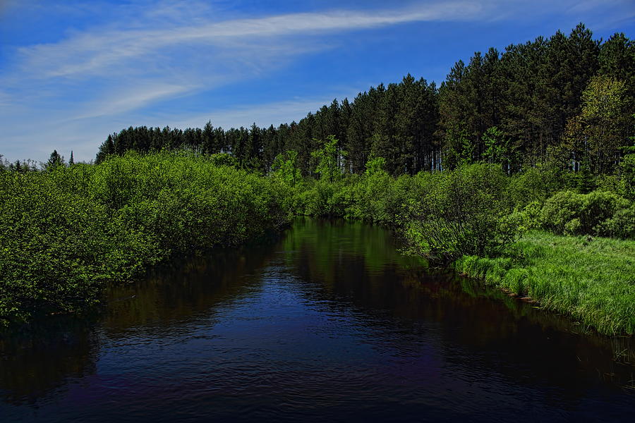 Wisconsin River in Vilas County Photograph by Dale Kauzlaric