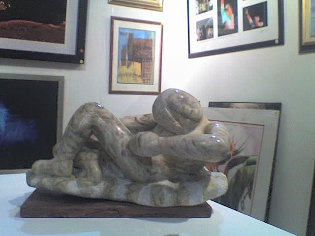 Figure Sculpture - Wisdom in her glory by Peter Johnson