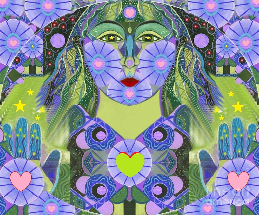 Wisdom Rising Digital Art by Helena Tiainen