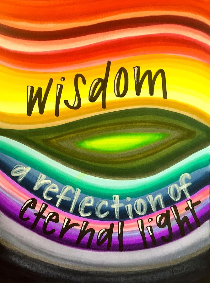 Wisdom Painting - Wisdom by Vonda Drees