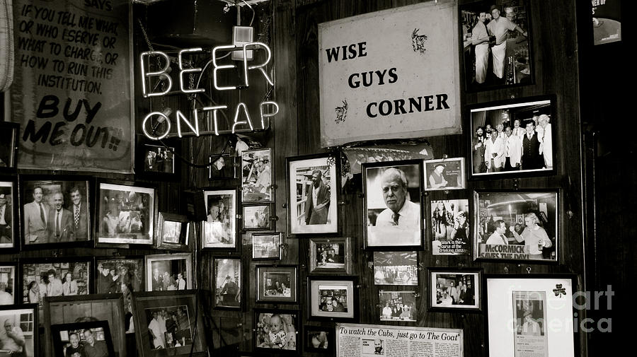 Chicago Photograph - Wise Guys Corner by Peter Jamieson