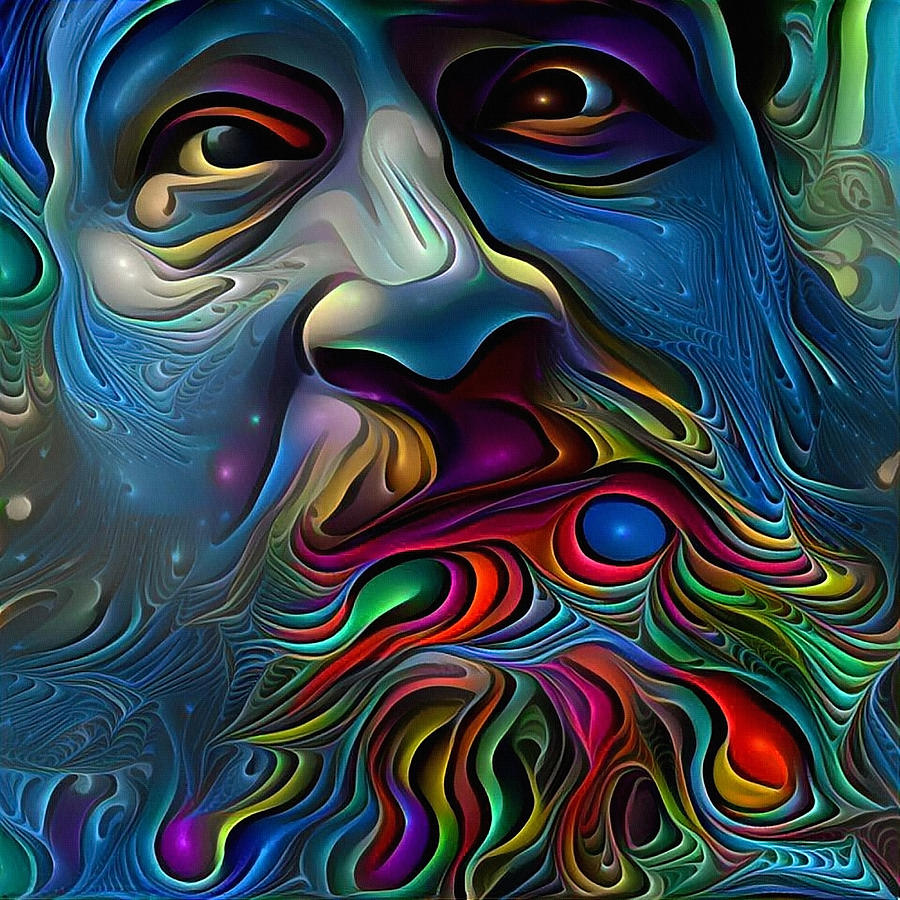 Wise Man Digital Art