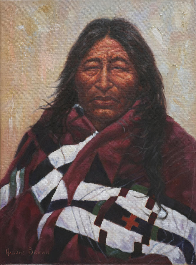 Wise One Painting by Harvie Brown
