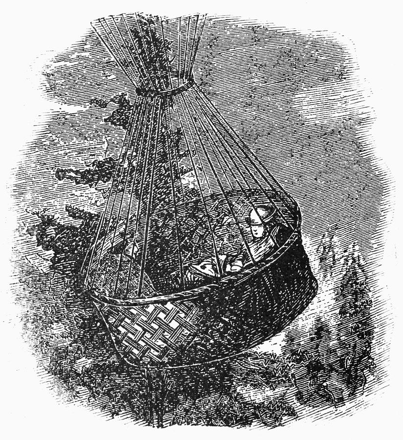 Wises Atlantic Balloon Drawing by Granger Wises Atlantic Balloon Drawing by Granger