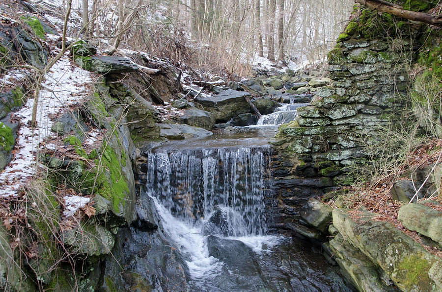 Wises Mill Road - Waterfall Photograph by Bill Cannon