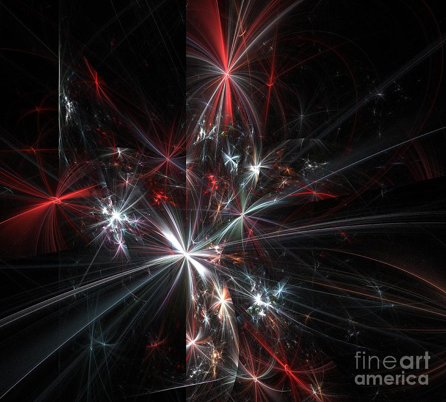 Abstract Digital Art - Wish Fulfilled Universe by Kim Sy Ok