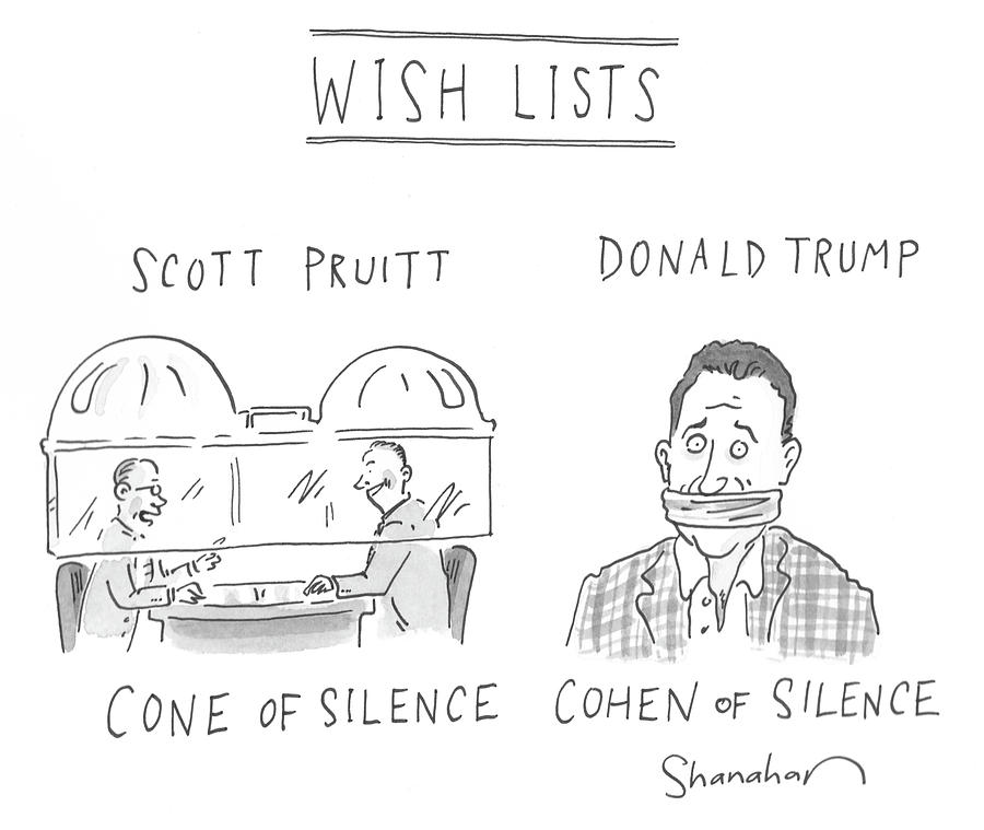Wish Lists Drawing by Danny Shanahan Wish Lists Drawing by Danny Shanahan