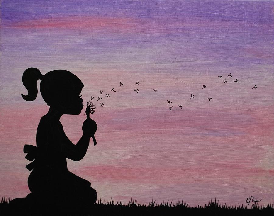 Wishes Painting by Emily Page