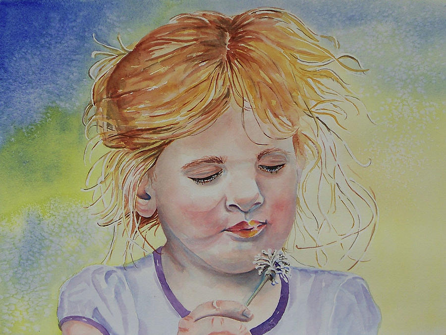 Wishing Painting by Celene Terry