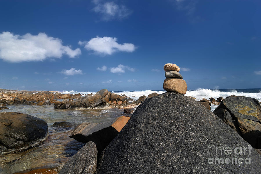 Wishing Rocks Aruba Photograph by Amy Cicconi