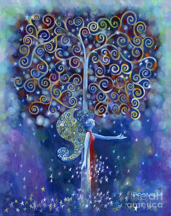Wishing Tree Painting by Manami Lingerfelt