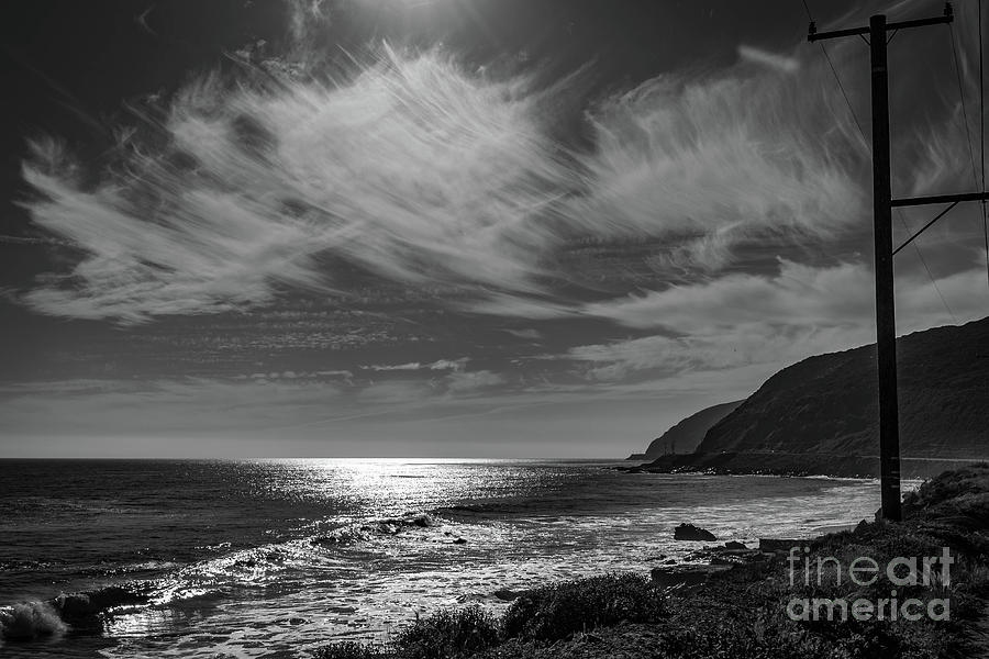 Wisps over Pacific Coast Highway  Photograph by Jeff Hubbard