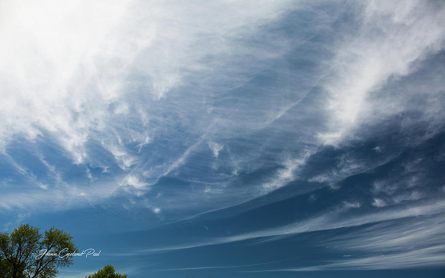Wispy clouds Photograph by Joann Copeland-Paul