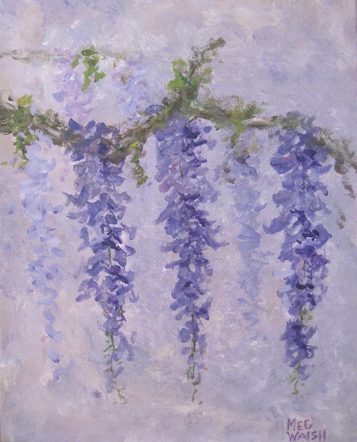 Wisteria 2 Painting by Megan Walsh