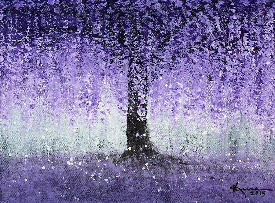 Spring Painting - Wisteria Dream by Kume Bryant