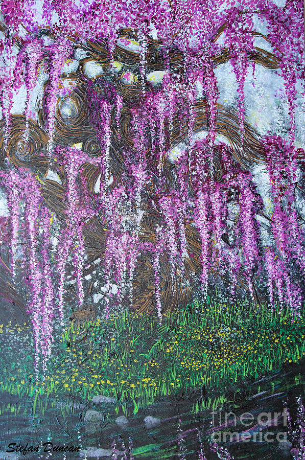 Wisteria Dreams Painting by Stefan Duncan