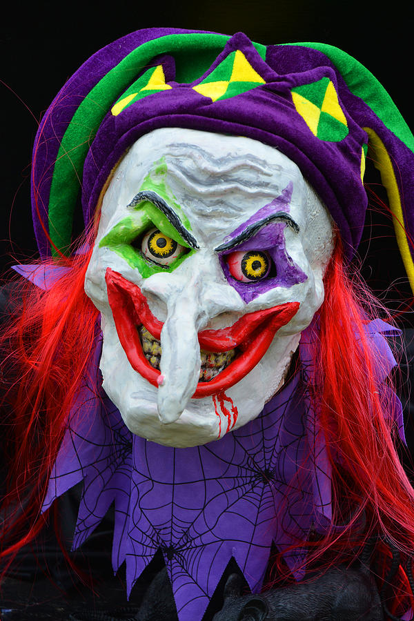 Witch Halloween Clown Photograph by Mike Martin