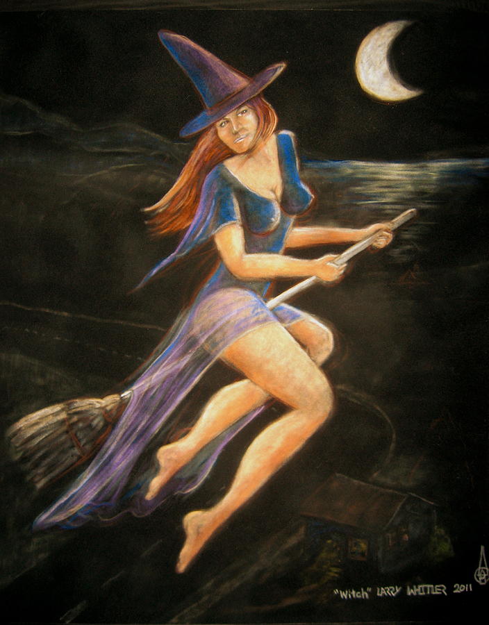 Witch Pastel By Larry Whitler