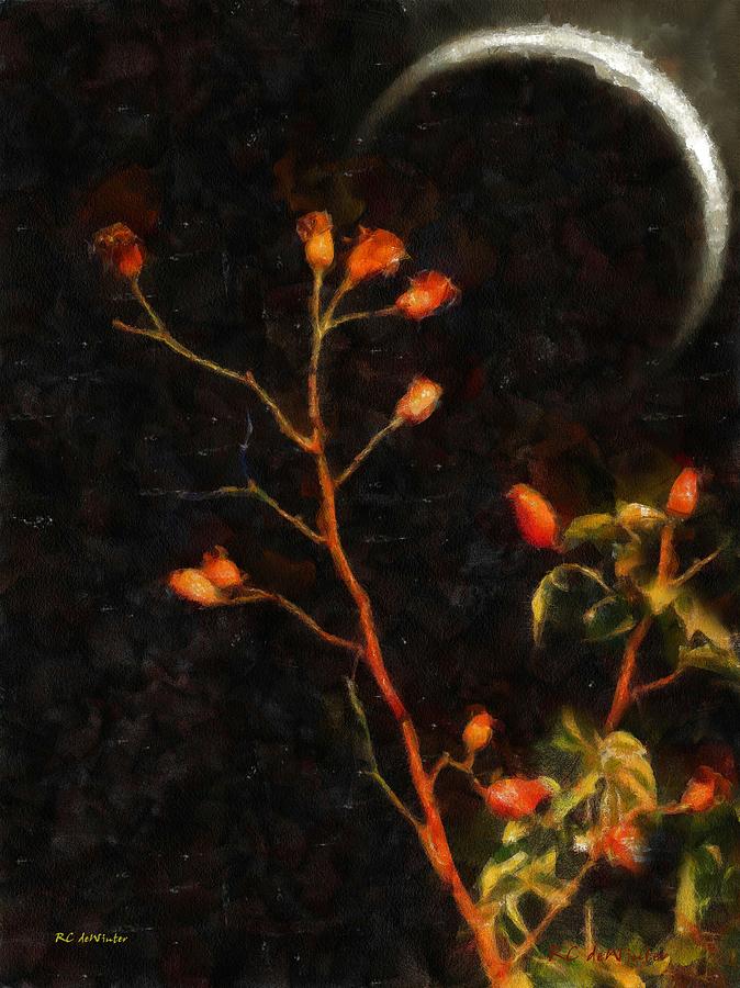Impressionism Painting - Witch Moon by RC DeWinter
