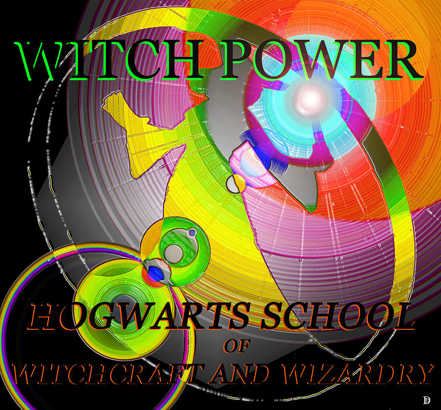 Witch Power Digital Art by David Lee Thompson