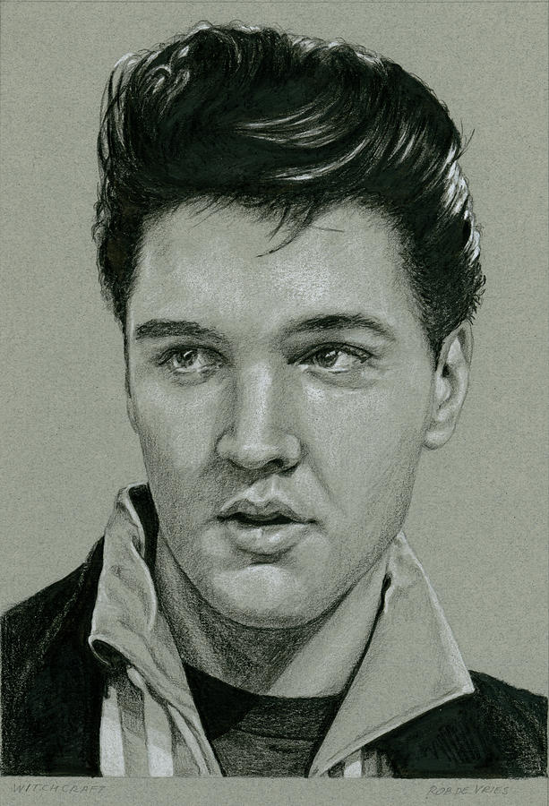 Elvis Presley Drawing - Witchcraft by Rob De Vries
