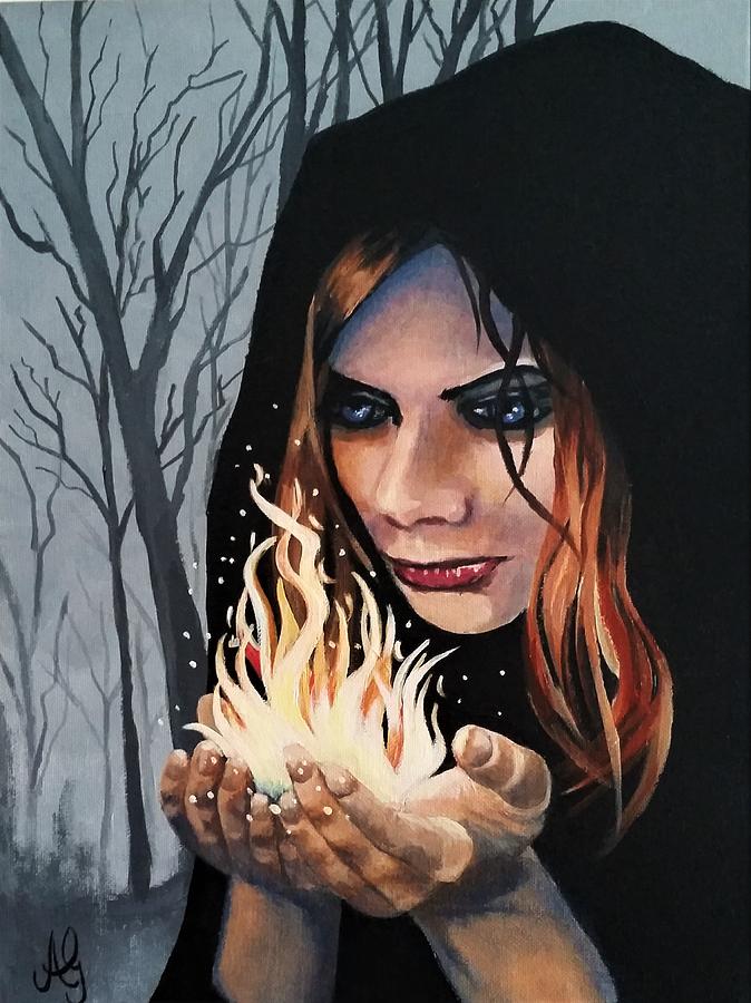 Witchery Painting by Anne Gardner