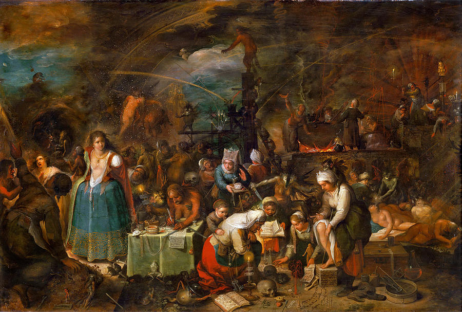 Witches Assembly Painting by Frans Francken the Younger