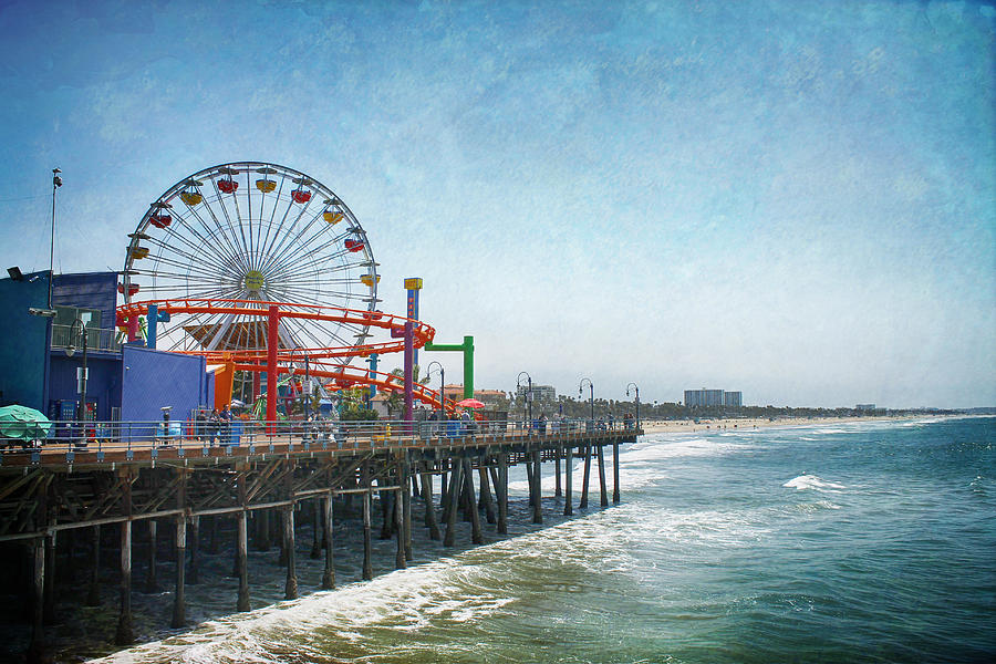 Santa Monica Photograph - With a Smile On My Face by Laurie Search